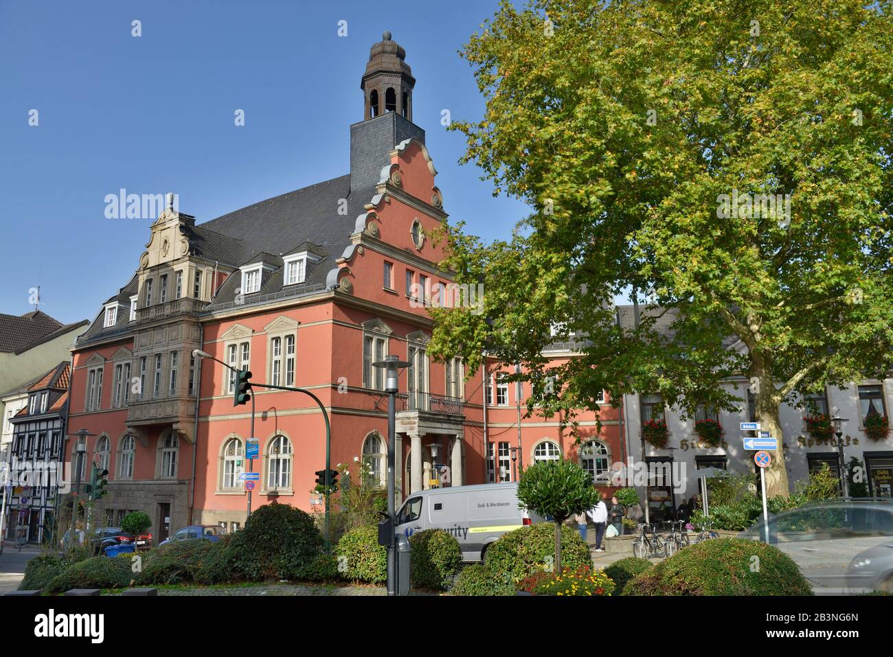 Rathaus, Altstadt, Werden, Essen, Nordrhein-Westfalen, Deutschland Stock Photo