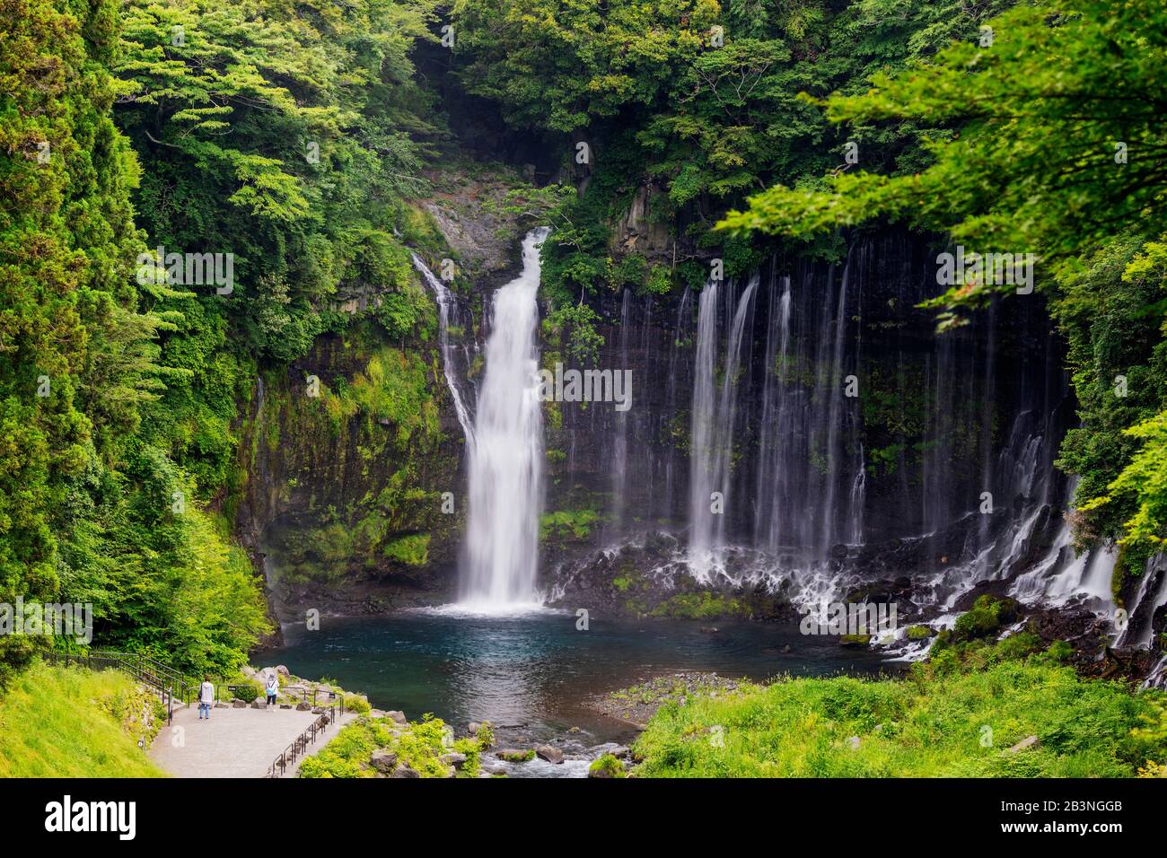 Shiraito Falls, Fuji-Hakone-Izu National Park, UNESCO World Heritage Site, Shizuoka Prefecture, Honshu, Japan, Asia Stock Photo