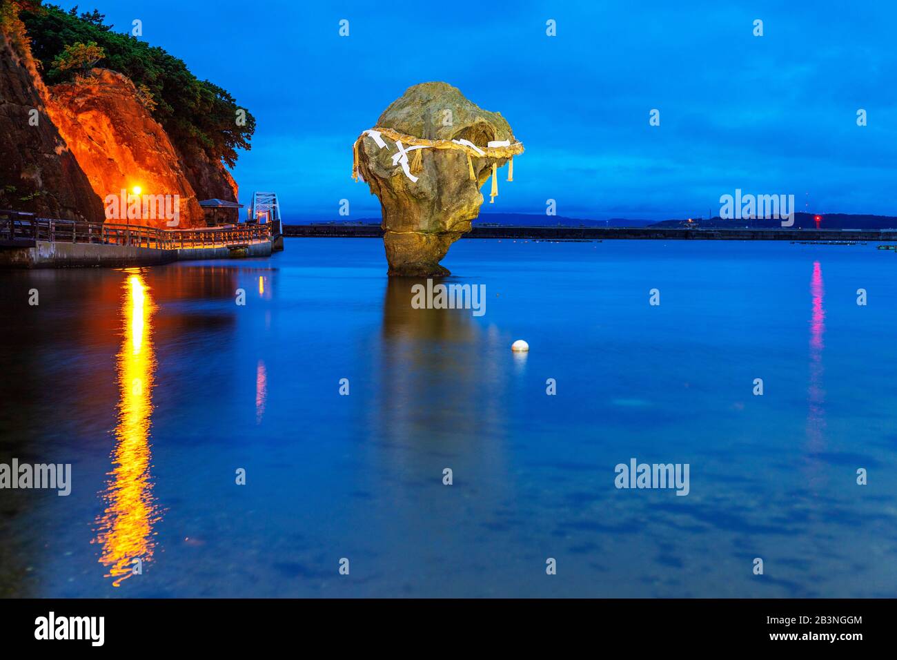 Heishiiwa rock, Esashi, Hokkaido, Japan, Asia Stock Photo