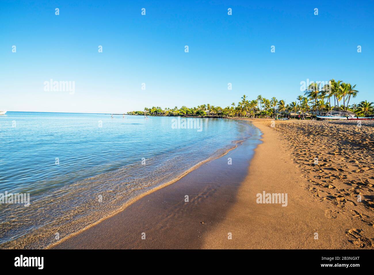 Anaeho'omalu Beach, Big Island, Hawaii, United States of America, North America Stock Photo