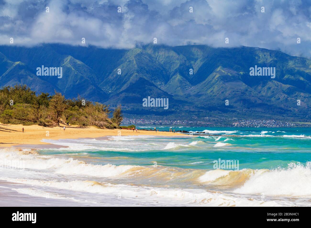Baldwin Beach, Maui Island, Hawaii, United States of America, North America Stock Photo