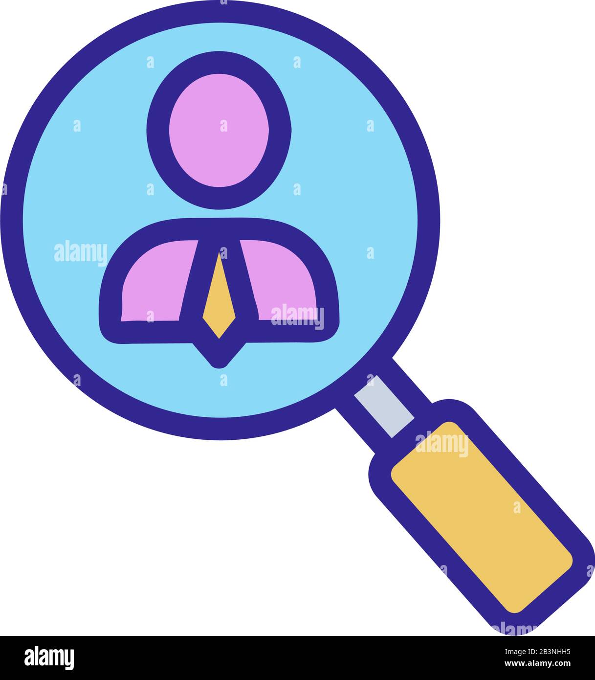 audit service icon vector. Isolated contour symbol illustration Stock ...
