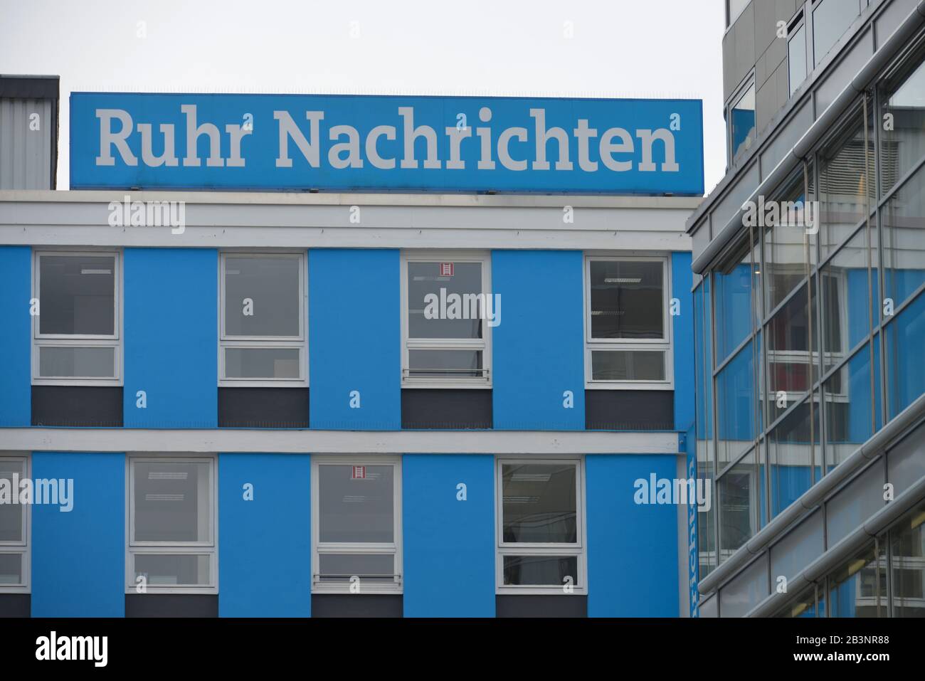 Ruhr Nachrichten, Silberstrasse, Dortmund, Nordrhein-Westfalen, Deutschland Stock Photo