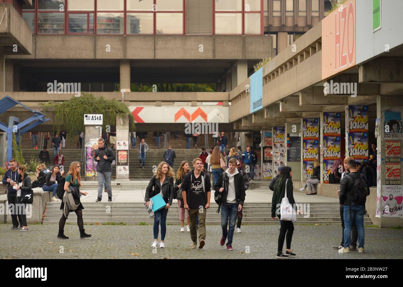 Forum, RuhrUniversitaet, Bochum, NordrheinWestfalen, Deutschland