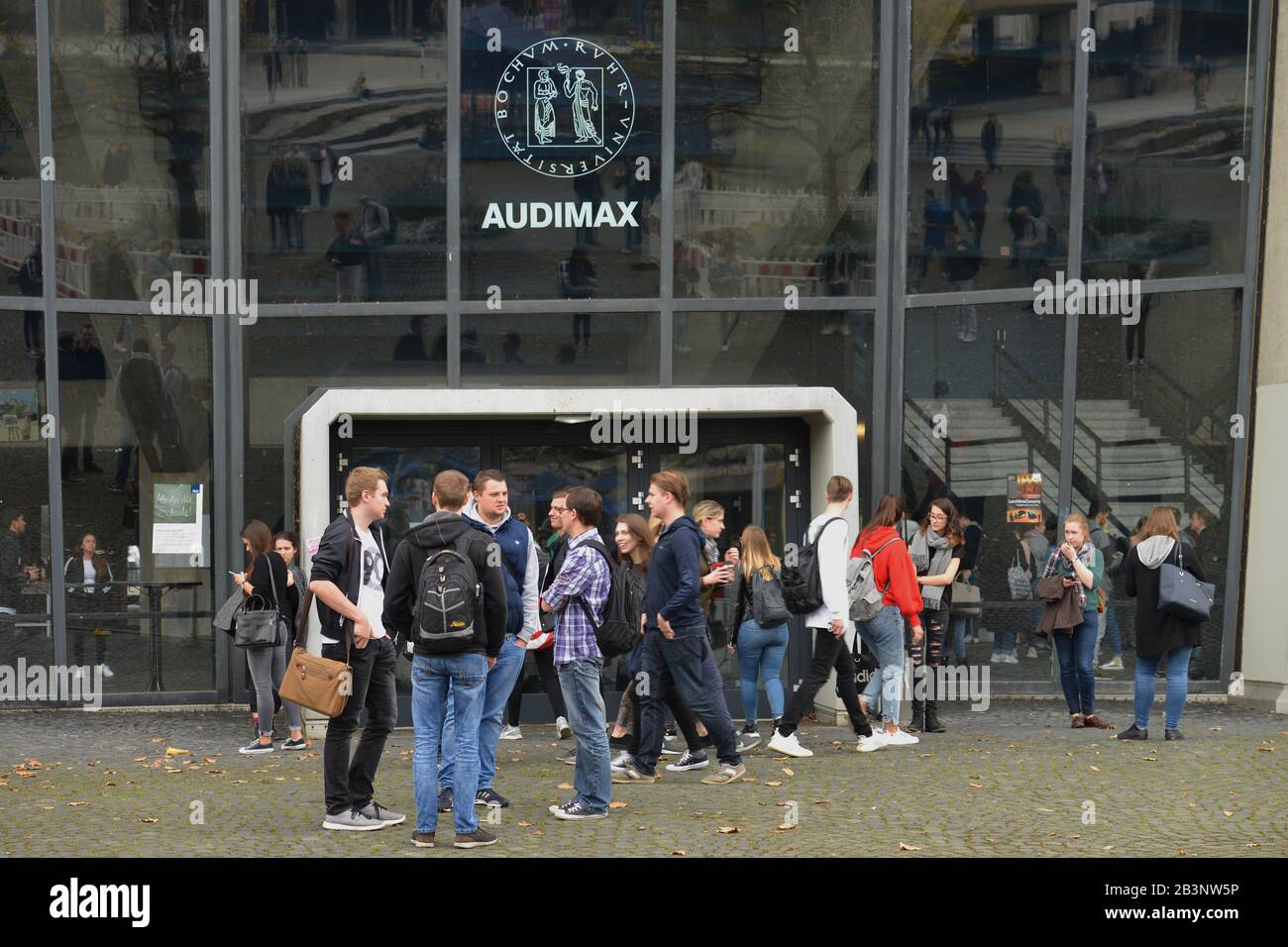 Audimax, Ruhr-Universitaet, Bochum, Nordrhein-Westfalen, Deutschland Stock Photo