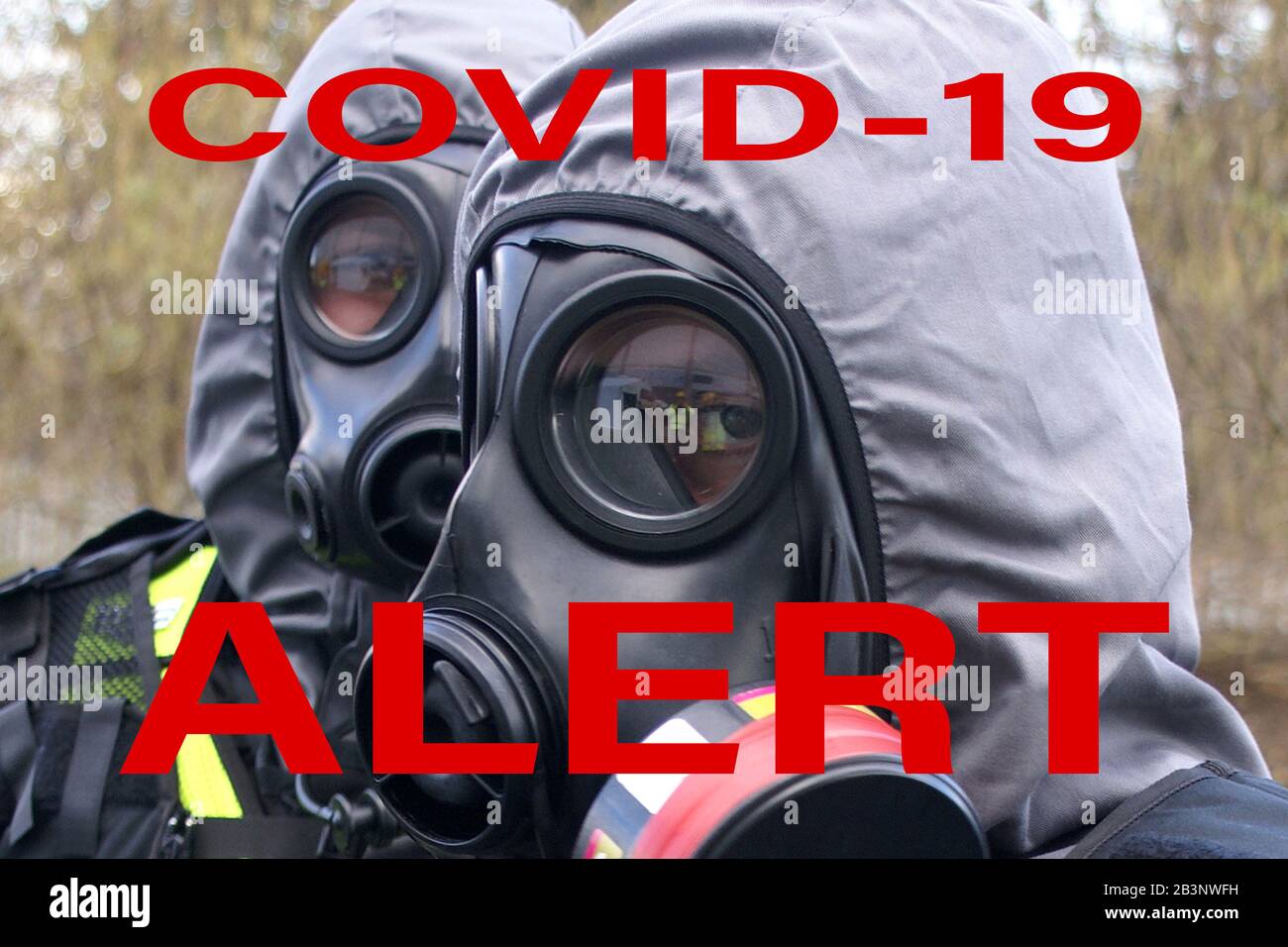 COVID-19 Alert Stock Photo