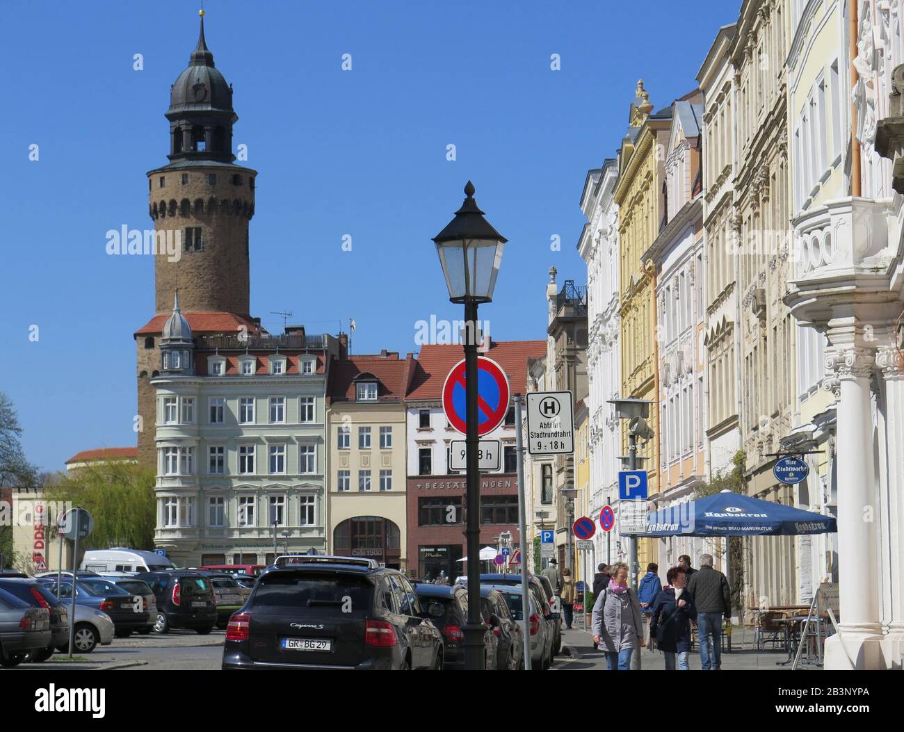 Obermarkt, Altstadt, Goerlitz, Sachsen, Deutschland Stock Photo