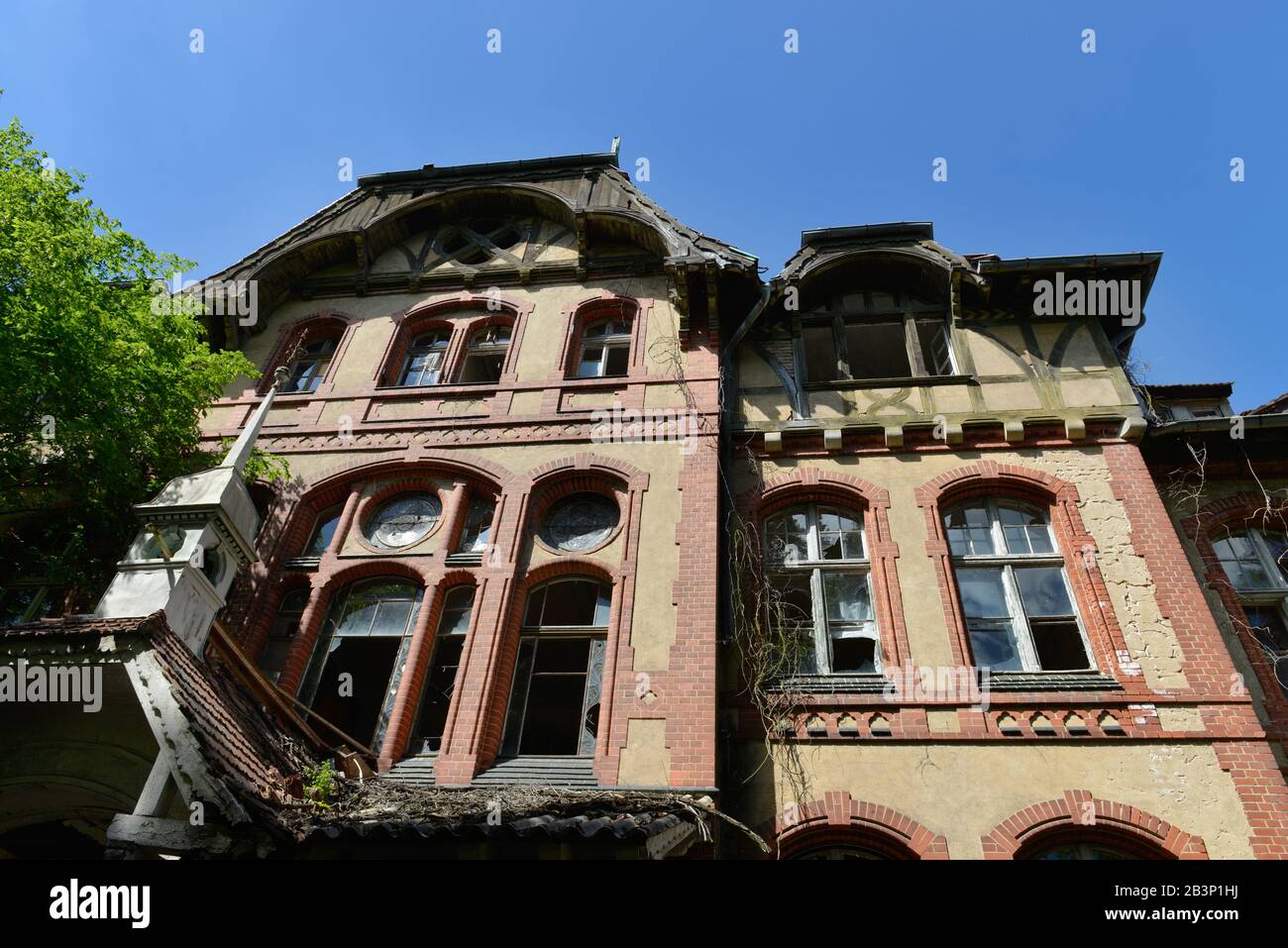 Maennersanatorium, Beelitz-Heilstaetten, Brandenburg, Deutschland Stock Photo