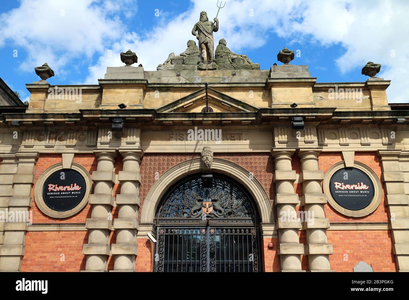 The old fish market on the quayside at Newcastle upon Tyne, England UK