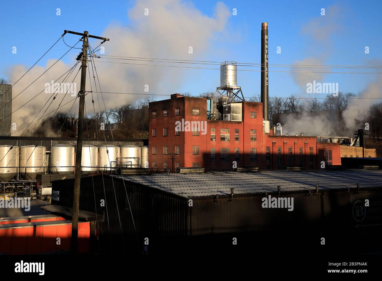 Barton 1792 distillery.Bardstown.Kentucky.USA Stock Photo