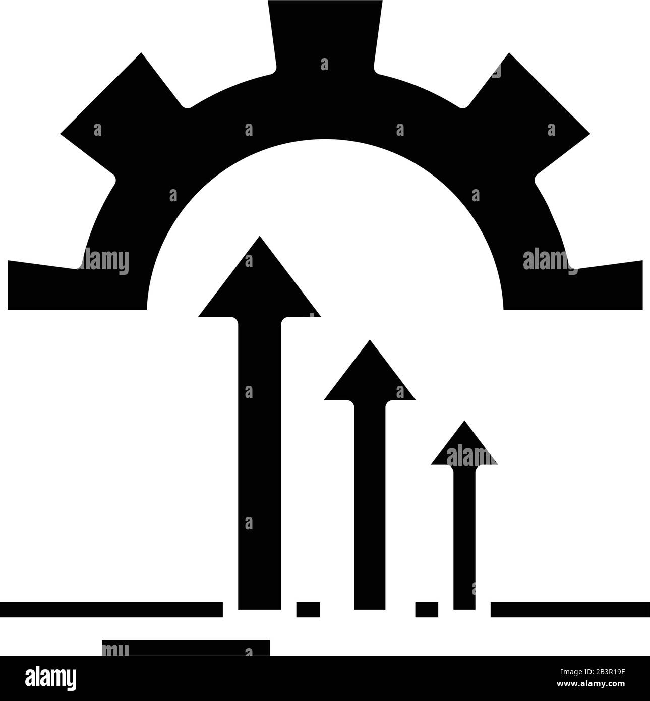 Setup challenges black icon, concept illustration, vector flat symbol, glyph sign. Stock Vector