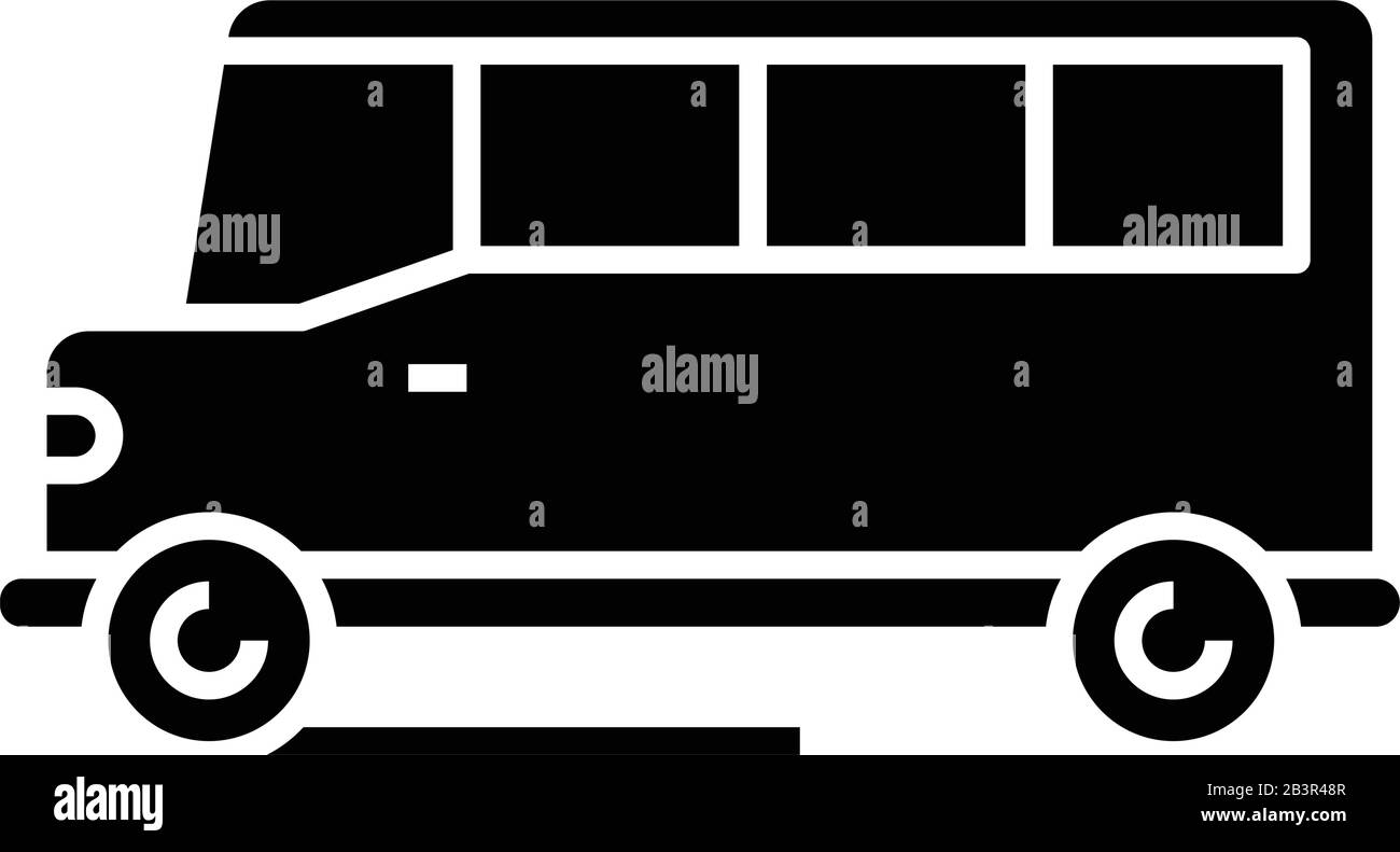 Kid school bus back view Black and White Stock Photos & Images - Alamy