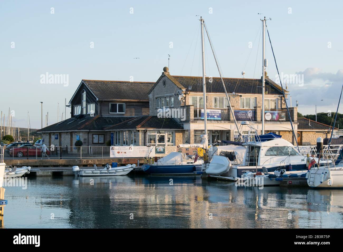 Yarmouth Harbour, Isle of Wight, UK Stock Photo Alamy