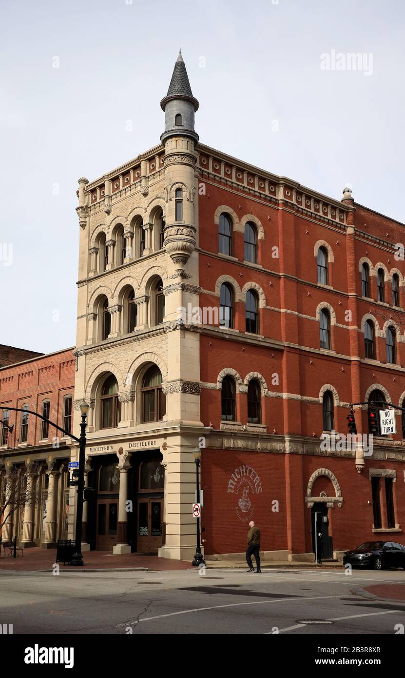 Historical Fort Nelson building of Fort Nelson Distillery at Main