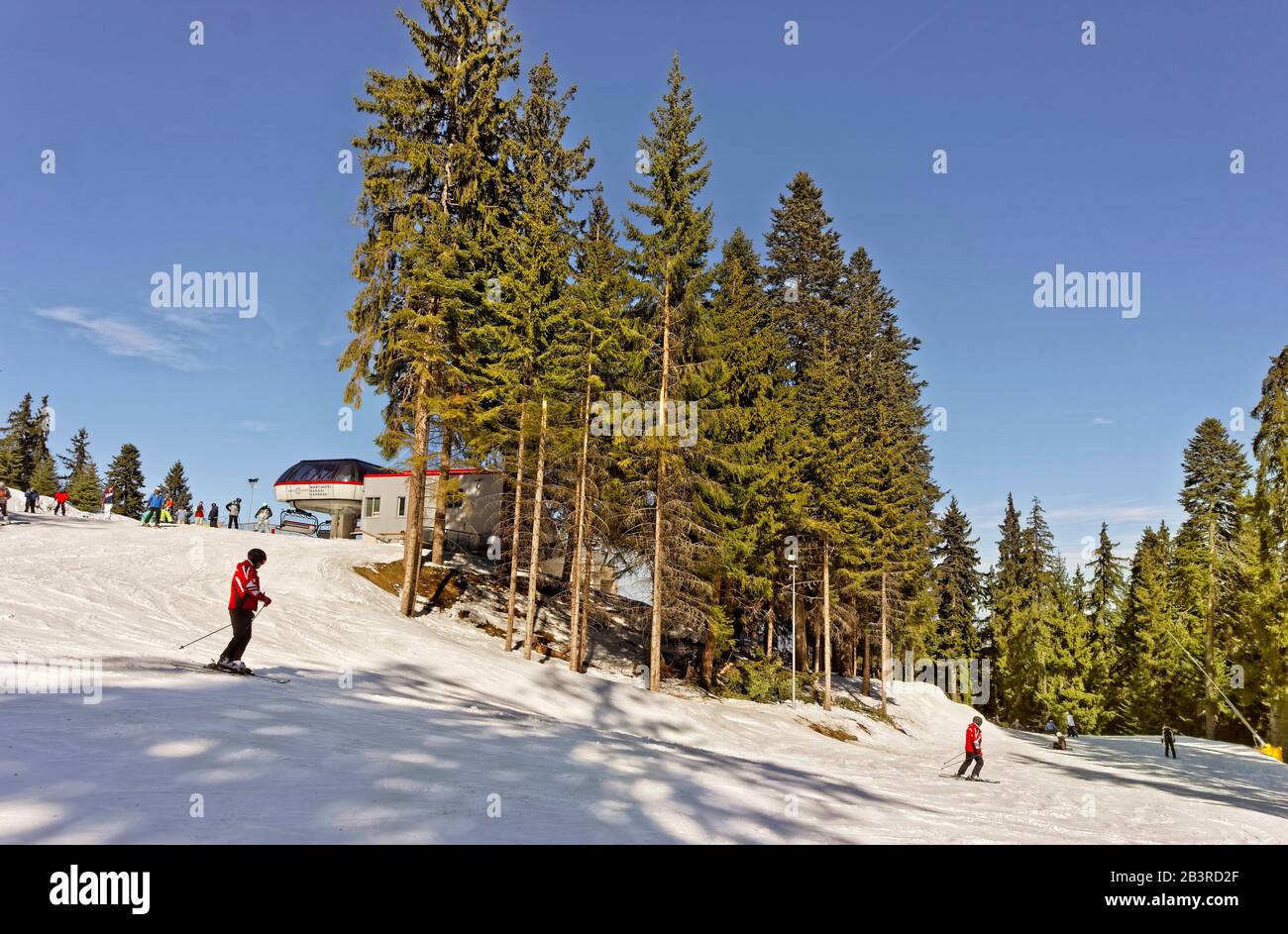 Martinovi Baraki 1 ski slope at Borovets ski resort, near Samokov ...