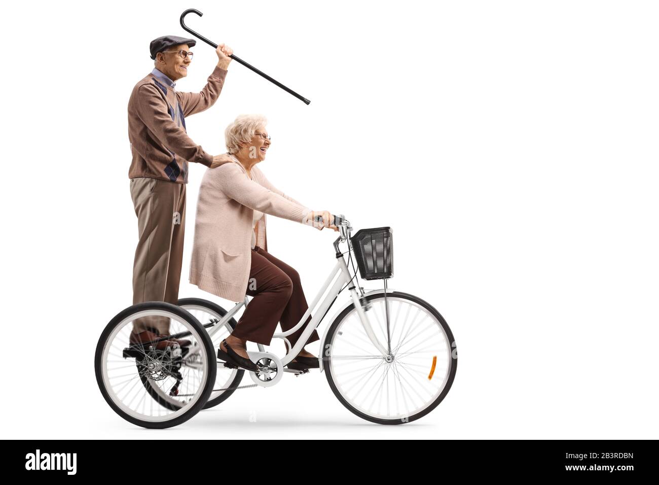 Woman on tricycle hi res stock photography and images Alamy