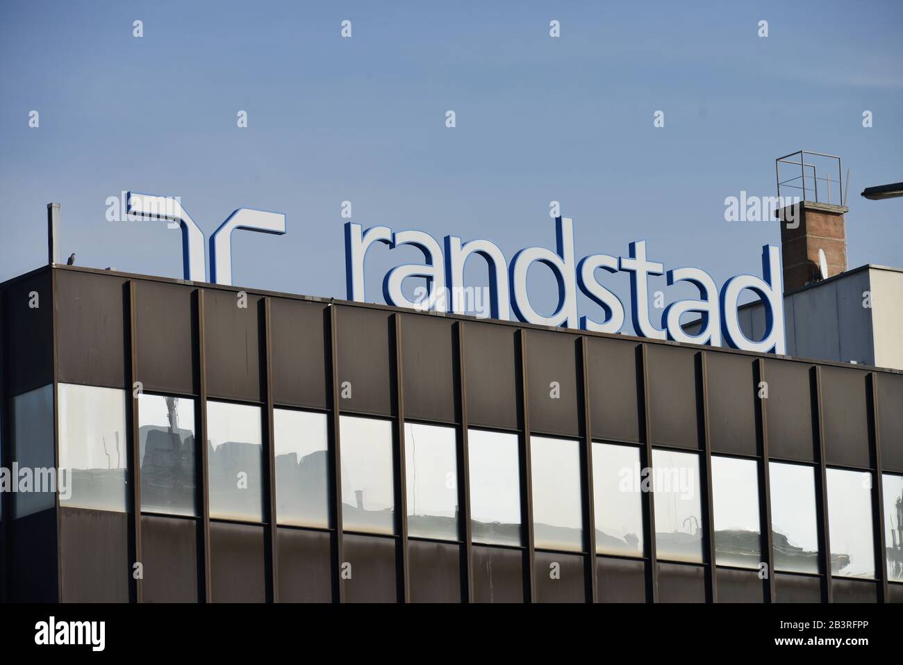 Randstad, Werbung, Schlossstrasse, Steglitz, Berlin, Deutschland Stock Photo