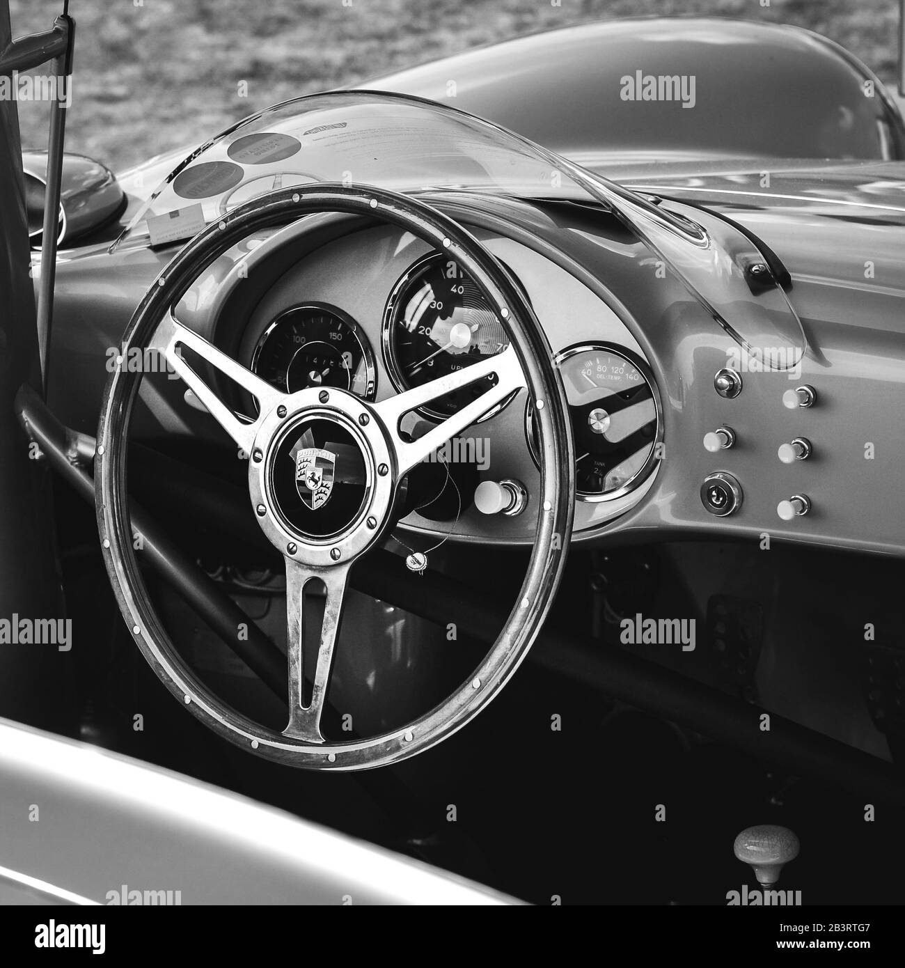 Porsche 550 RS Spyder taken at Salon Prive at Blenheim Palace in August 2018. Stock Photo