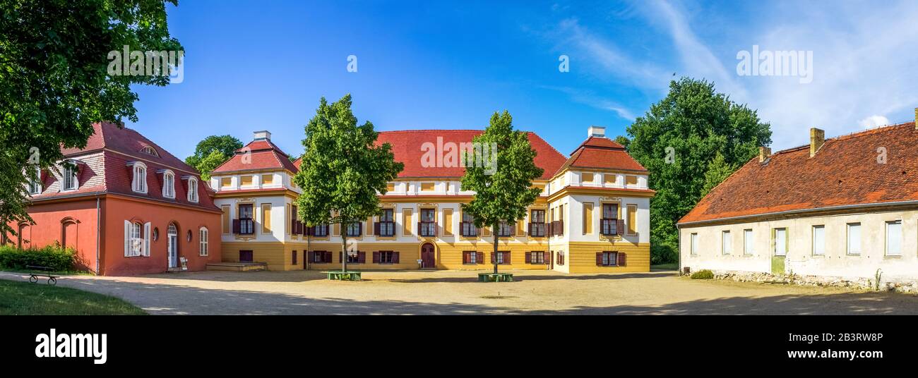 Castle Caputh Schwielowsee, in Brandenburg, Germany Stock Photo