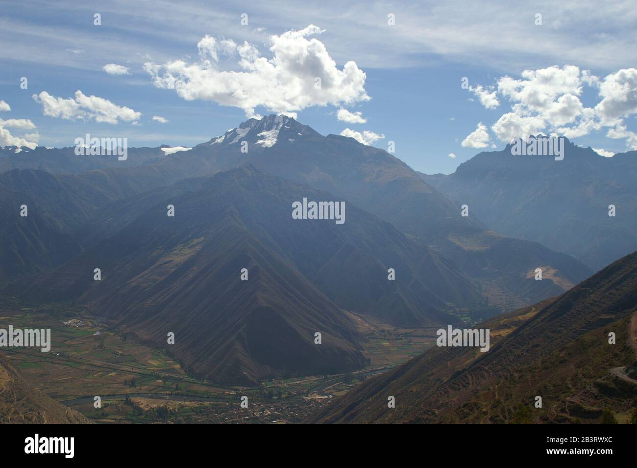 Peru tourism, Andes nature and Inca ruines Stock Photo - Alamy