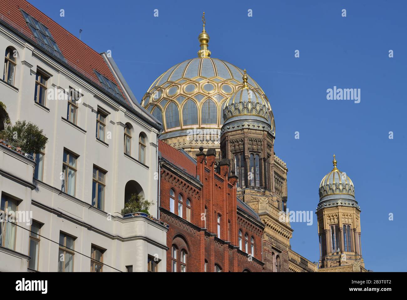 Synagoge, Oranienburger Strasse, Mitte, Berlin, Deutschland Stock Photo ...