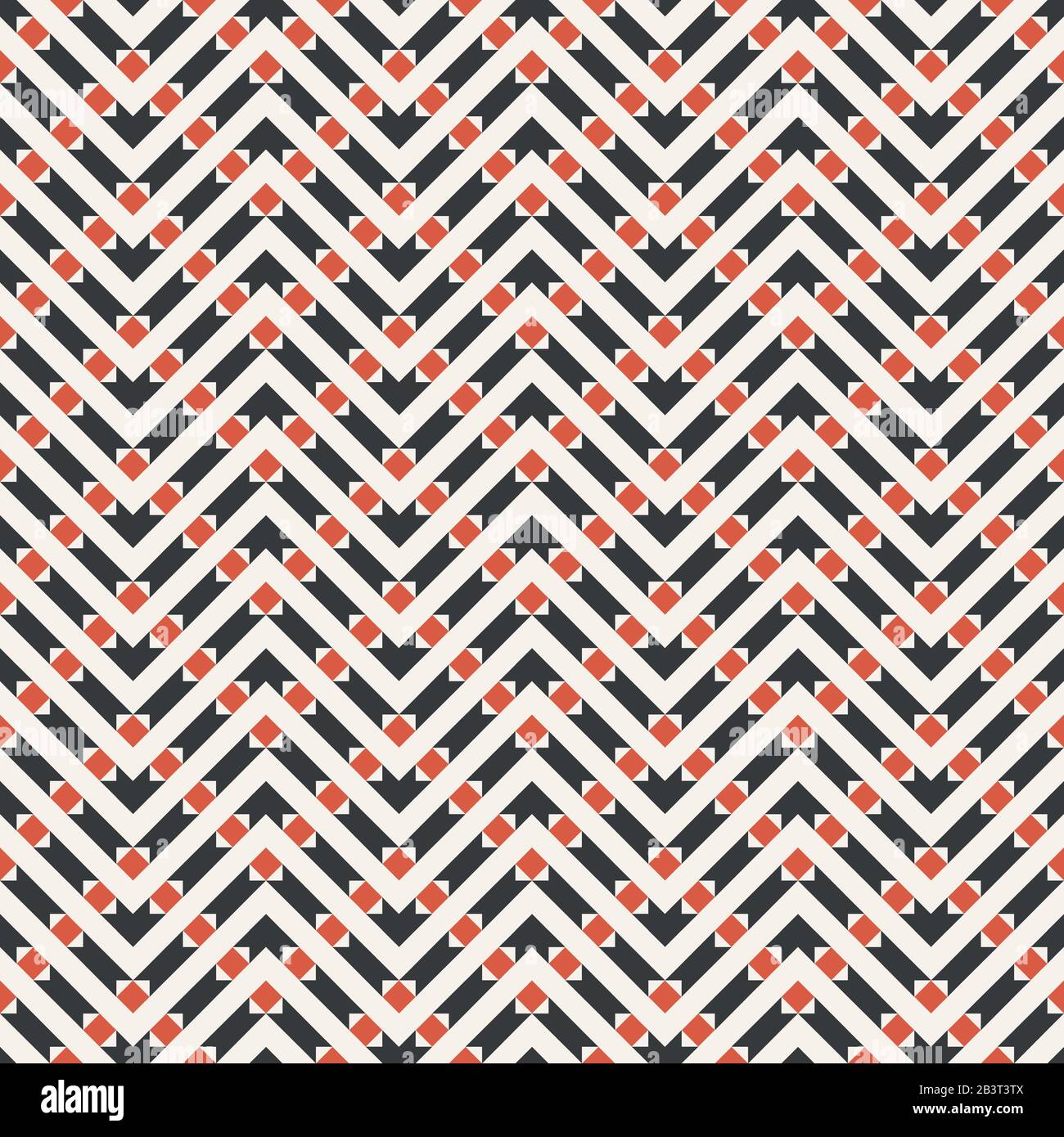 Vector seamless pattern. Modern stylish texture in the form of zigzags ...