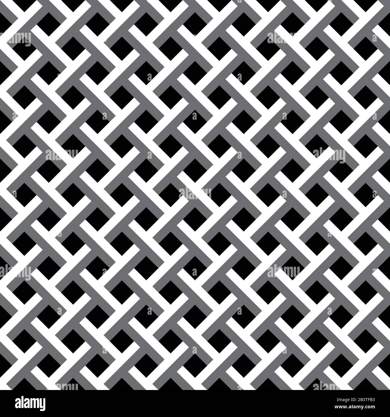 Weave Seamless Repeating Pattern Vector Illustration Stock Vector