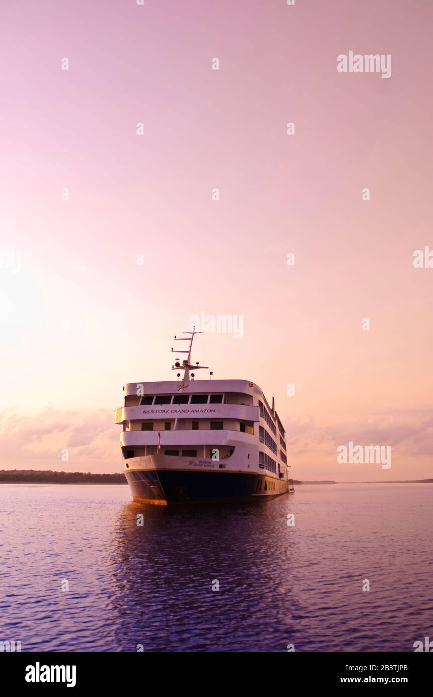 Iberostar Grand Amazon cruise ship om Amazon River, Amazon, Brazil Stock  Photo - Alamy