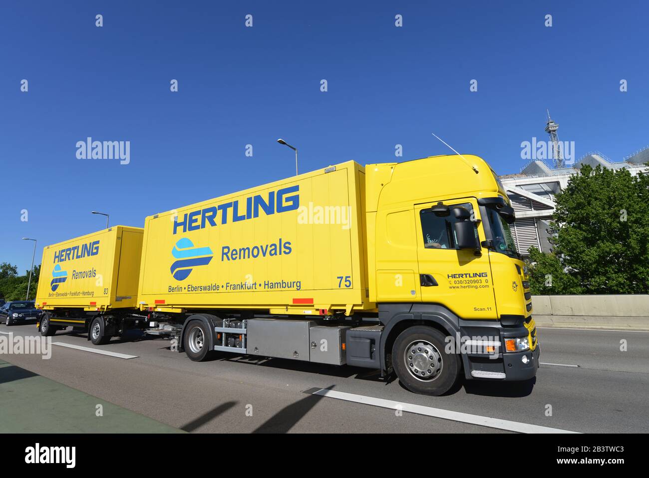 LKW Hertling, Charlottenburg, Berlin, Deutschland Stock Photo
