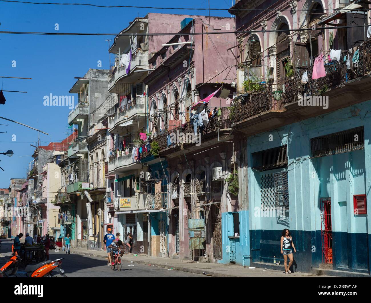 Houses in Havana, Cuba Stock Photo Alamy
