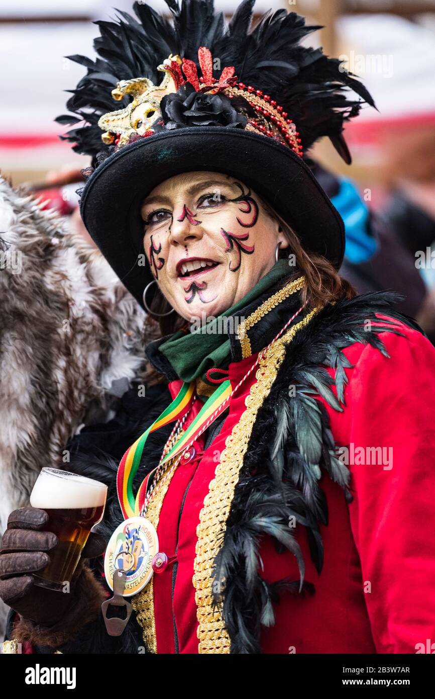 Carnival in Limburg province, Netherlands Stock Photo