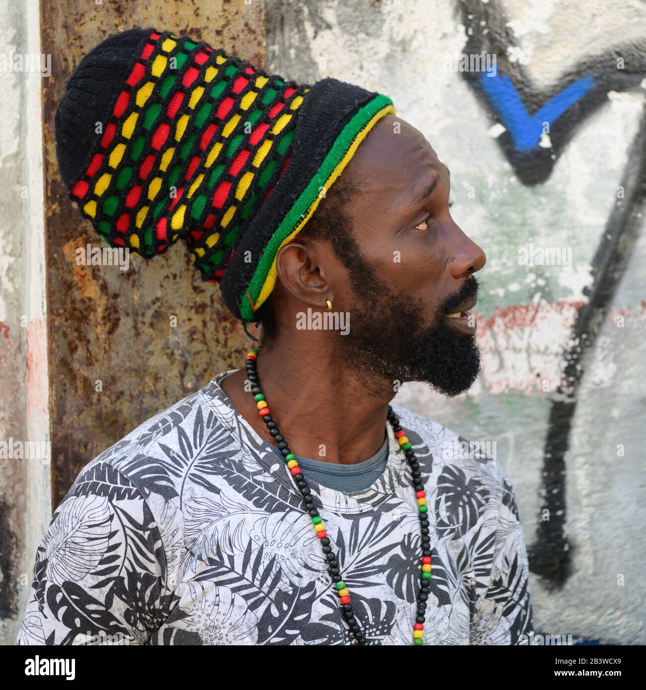 Close up person wearing colorful hi-res stock photography and images ...