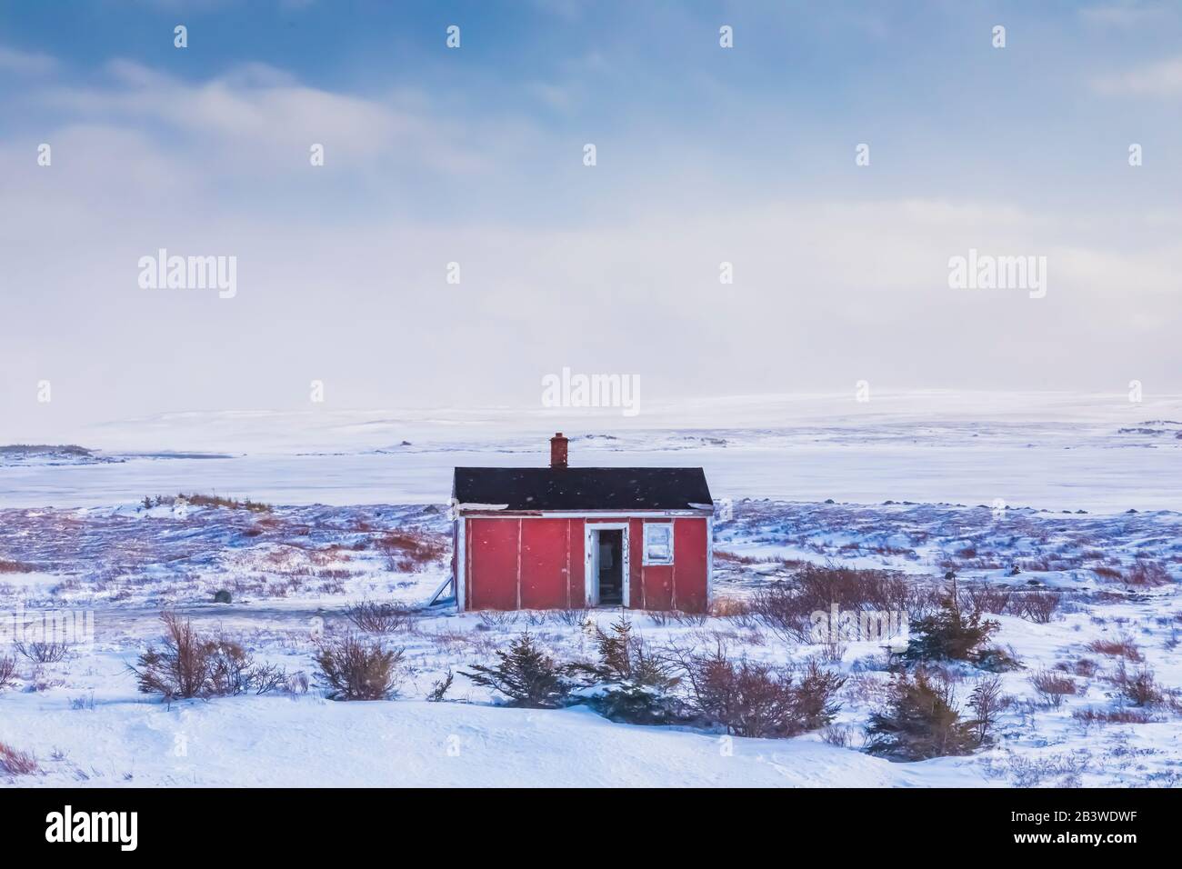 Hunting and fishing cabin on the Avalon Peninsula, Newfoundland, Canada [No property release