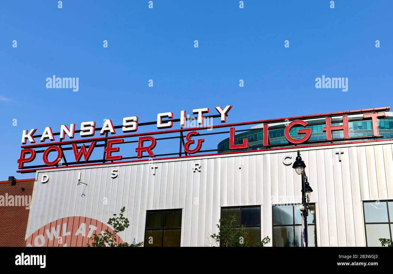 Power and Light District Kansas City is an entertainment district in