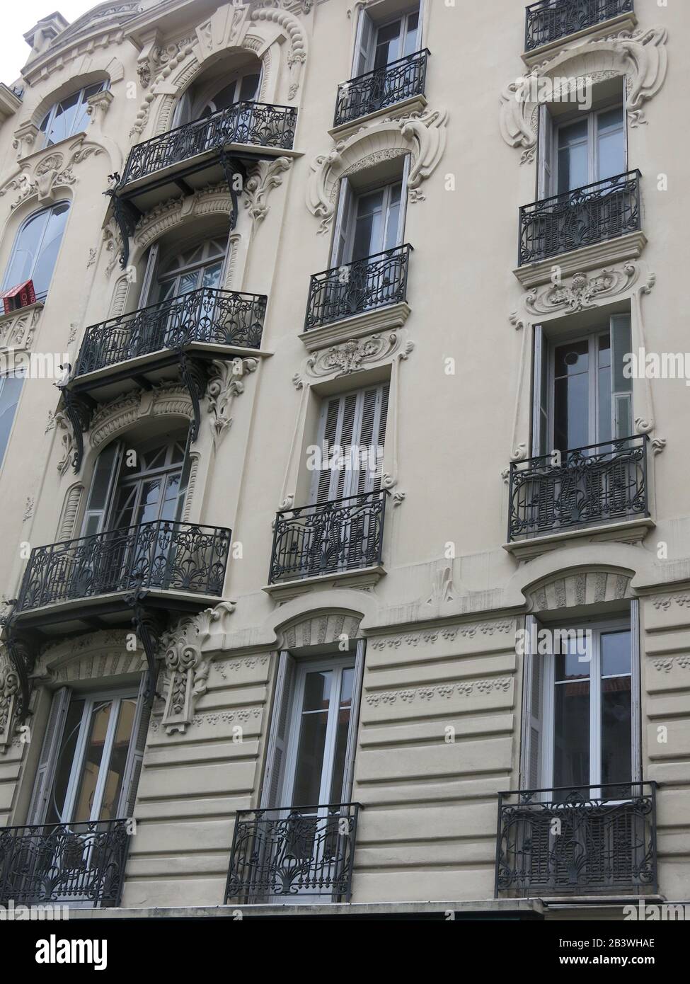 Mediterranean Window Railing A Mediterranean style of architecture with wooden shutters at all the ...