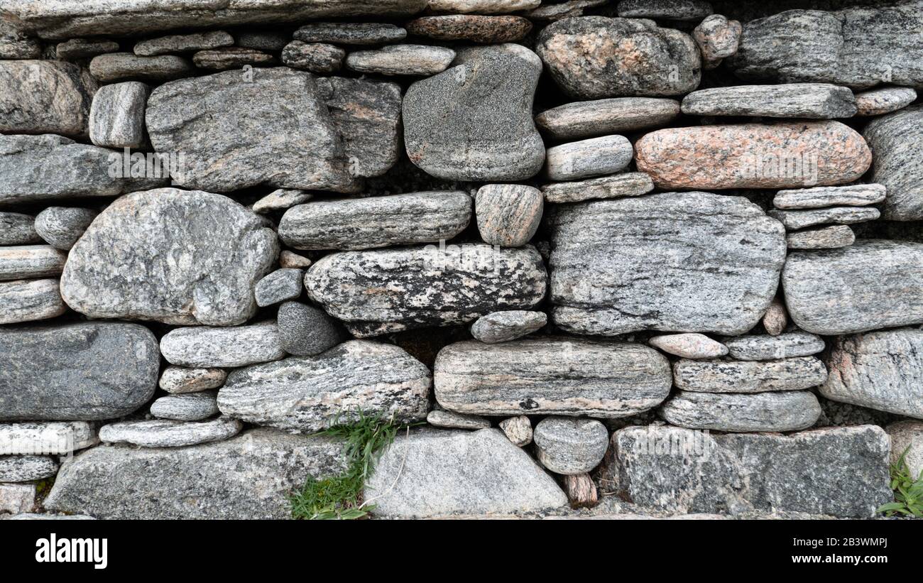 Drystone wall Stock Photo