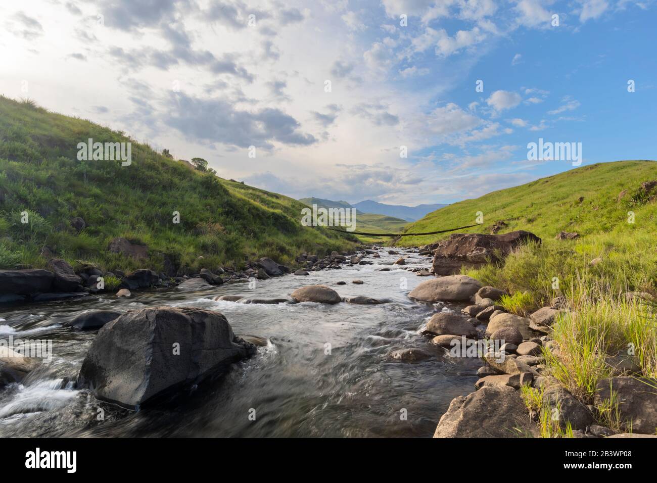Mountain Rocks Strream Mountain stream with large rocks Stock Photo - Alamy