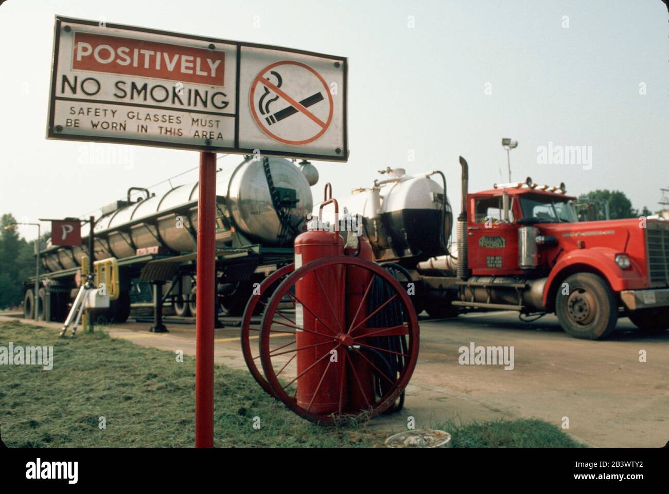 Texas: Private hazardous waste disposal facility in east Texas. ©Bob Daemmrich Stock Photo