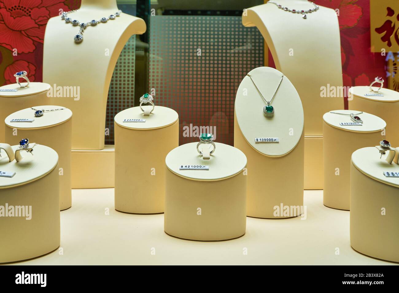 HONG KONG, CHINA - CIRCA JANUARY, 2019: jewelleries on display at Chanel  store in Hong Kong Stock Photo - Alamy