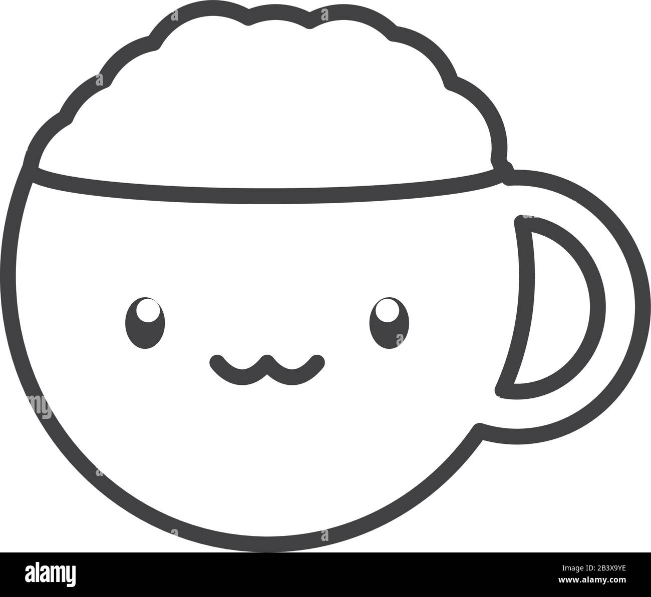 https://c8.alamy.com/comp/2B3X9YE/coffee-cup-cartoon-line-style-icon-design-kawaii-expression-cute-character-funny-and-emoticon-theme-vector-illustration-2B3X9YE.jpg