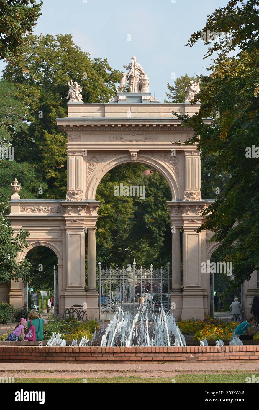 Buergerpark Pankow, Pankow, Berlin, Deutschland / Bürgerpark Stock ...