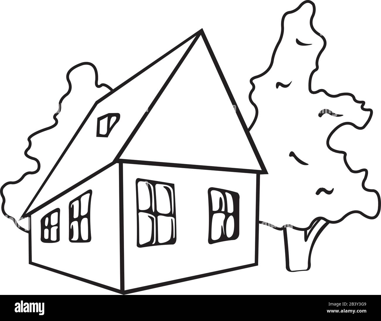 Single family building Stock Vector Images Alamy Single family building Stock Vector Images Alamy