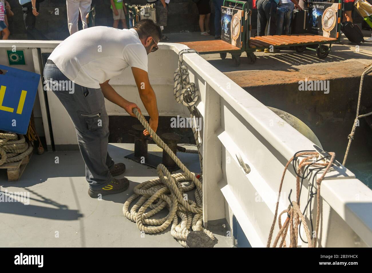Isle Blocking Rope Untying Rope High Resolution Stock Photography and Images - Alamy