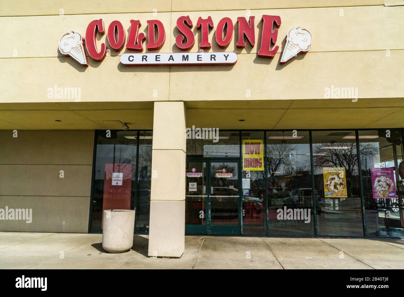 A Cold Stone creamery store in Modesto California USA Stock Photo Alamy