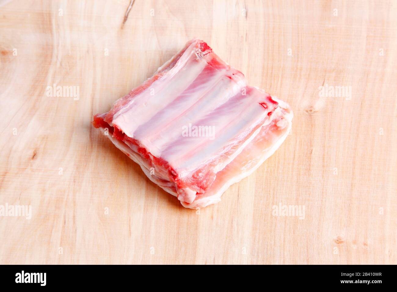 Fresh lamb chops, nutrition is rich, closeup Stock Photo Alamy