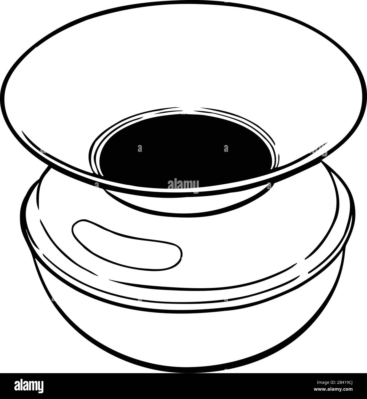 Spittoon Vector Illustration Stock Vector