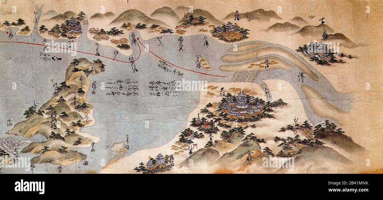 Edo Japan Map