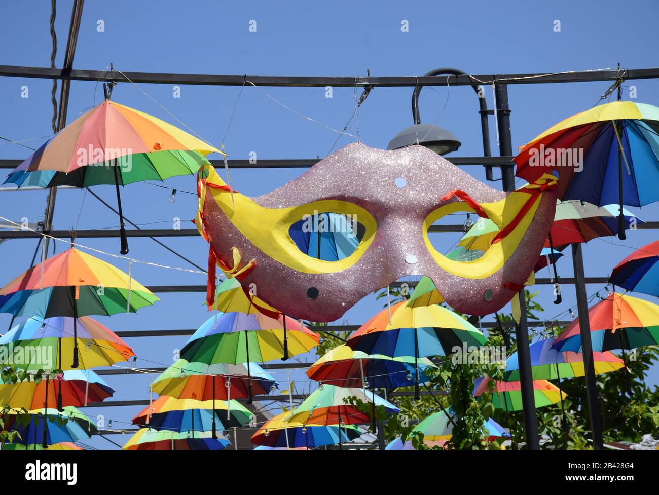 Street of umbrellas, Puerto Plata, Dominican Republic Stock Photo Alamy