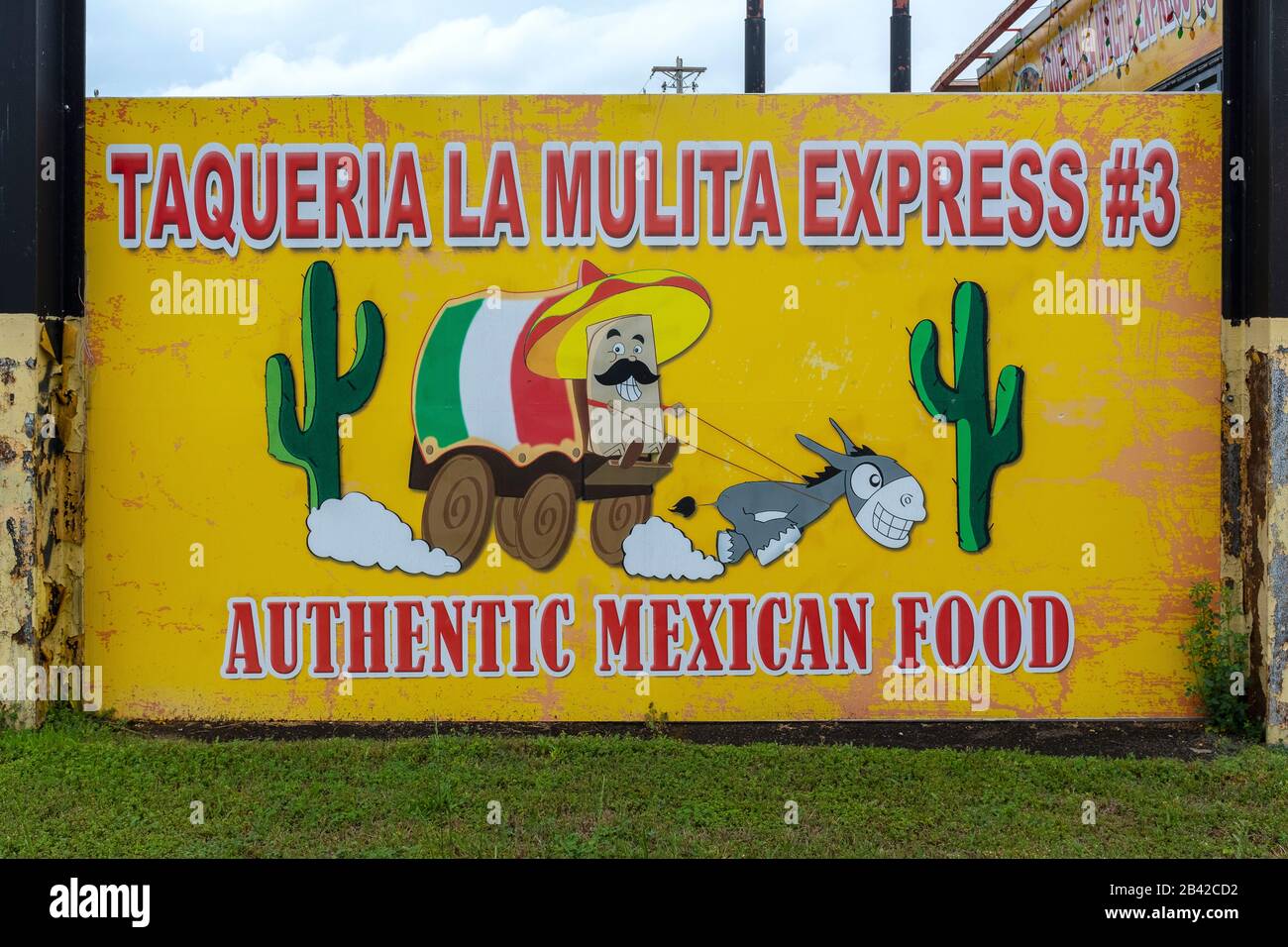"Taqueria La Mulita Express #3" in Cookeville, Tennessee Stock Photo