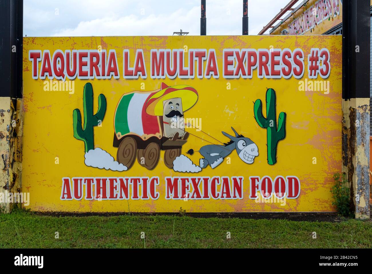 "Taqueria La Mulita Express #3" in Cookeville, Tennessee Stock Photo